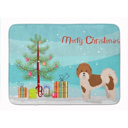 Carolines Treasures Mal-Shi Christmas Tree Machine Washable Memory Foam Mat CK3853RUG